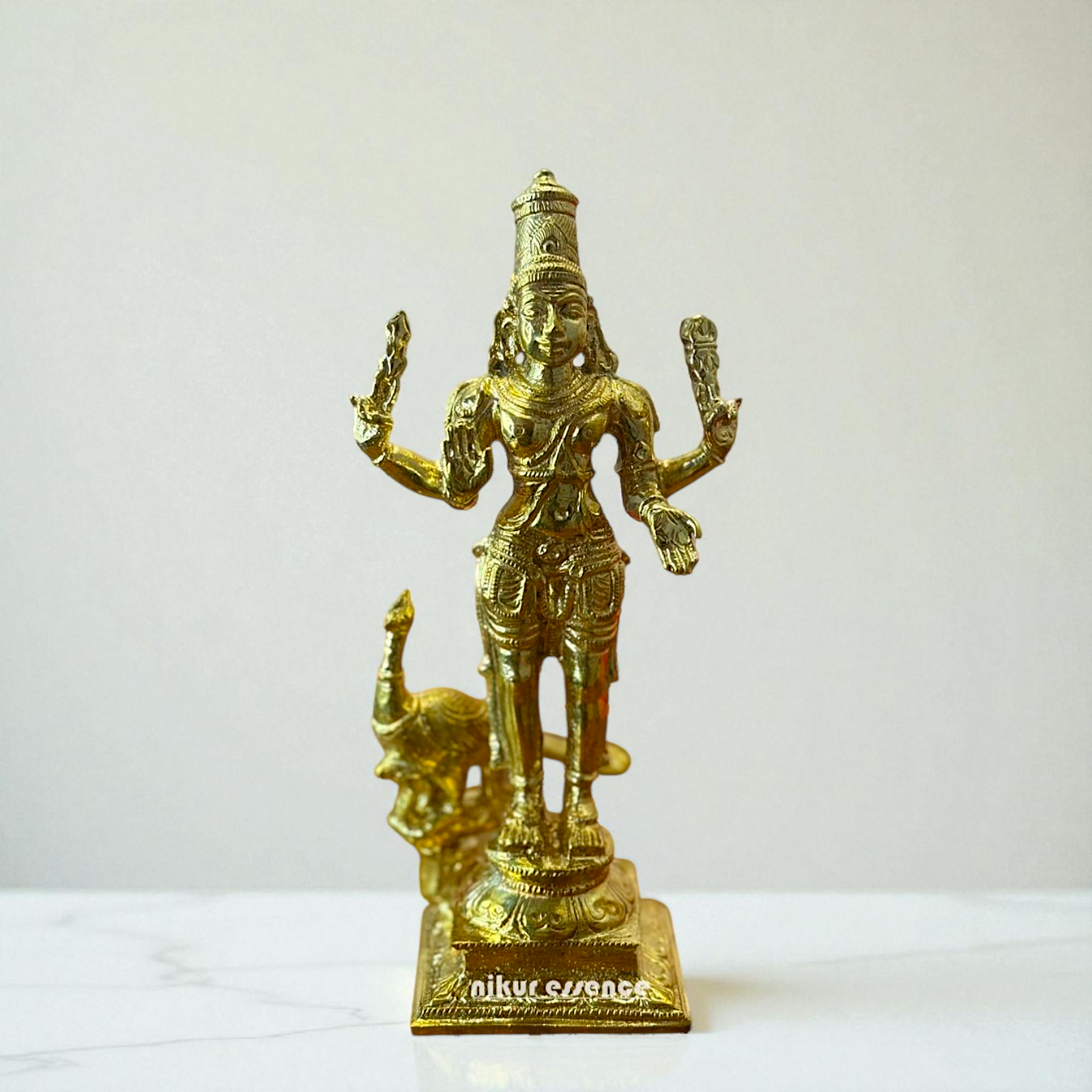 Murugan Kartikeya Panchaloha Idol by Nikur Essence – Exquisite Handcrafted Divine Sculpture for Home, Temple, and Gifting Nikuressence