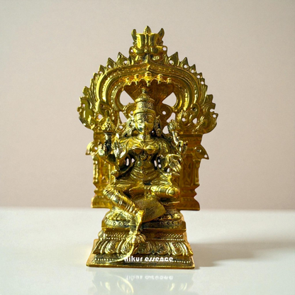 Goddess Lakshmi Maa Panchaloha Idol by Nikur Essence – Handcrafted Divine Sculpture of Wealth and Prosperity Nikuressence