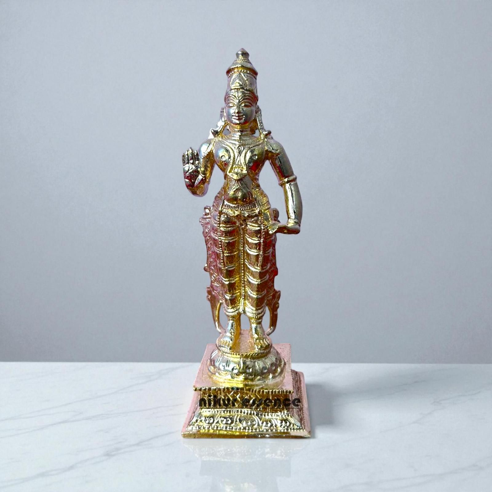 Bal Krishna Panchaloha Idol by Nikur Essence – Handcrafted Divine Child Form of Lord Krishna in Sacred Nikuressence