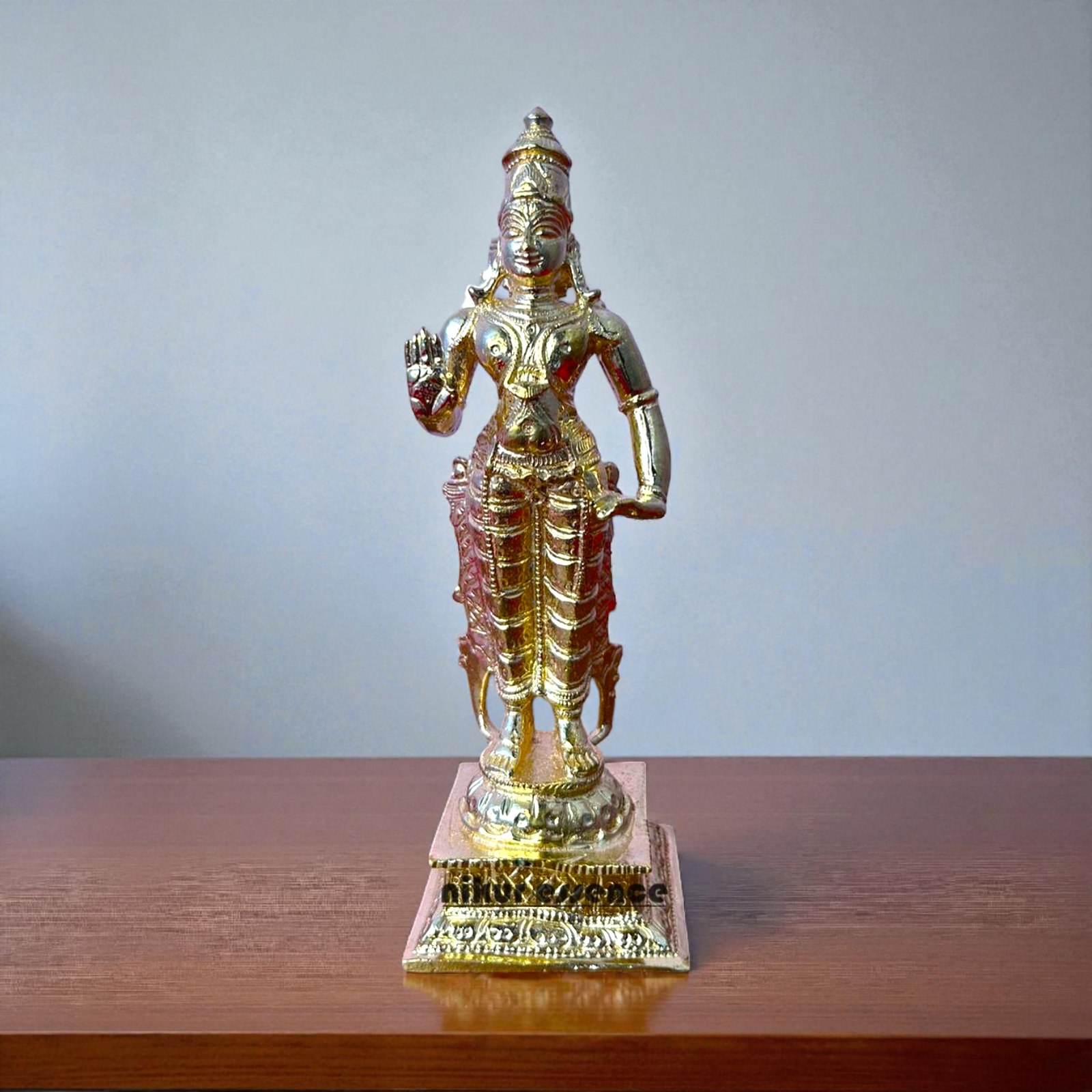 Bal Krishna Panchaloha Idol by Nikur Essence – Handcrafted Divine Child Form of Lord Krishna in Sacred Nikuressence