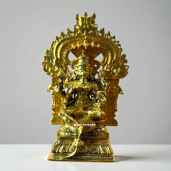 Lakshmi Maa Panchaloha Idol by Nikur Essence | Handcrafted Sacred Metal Sculpture