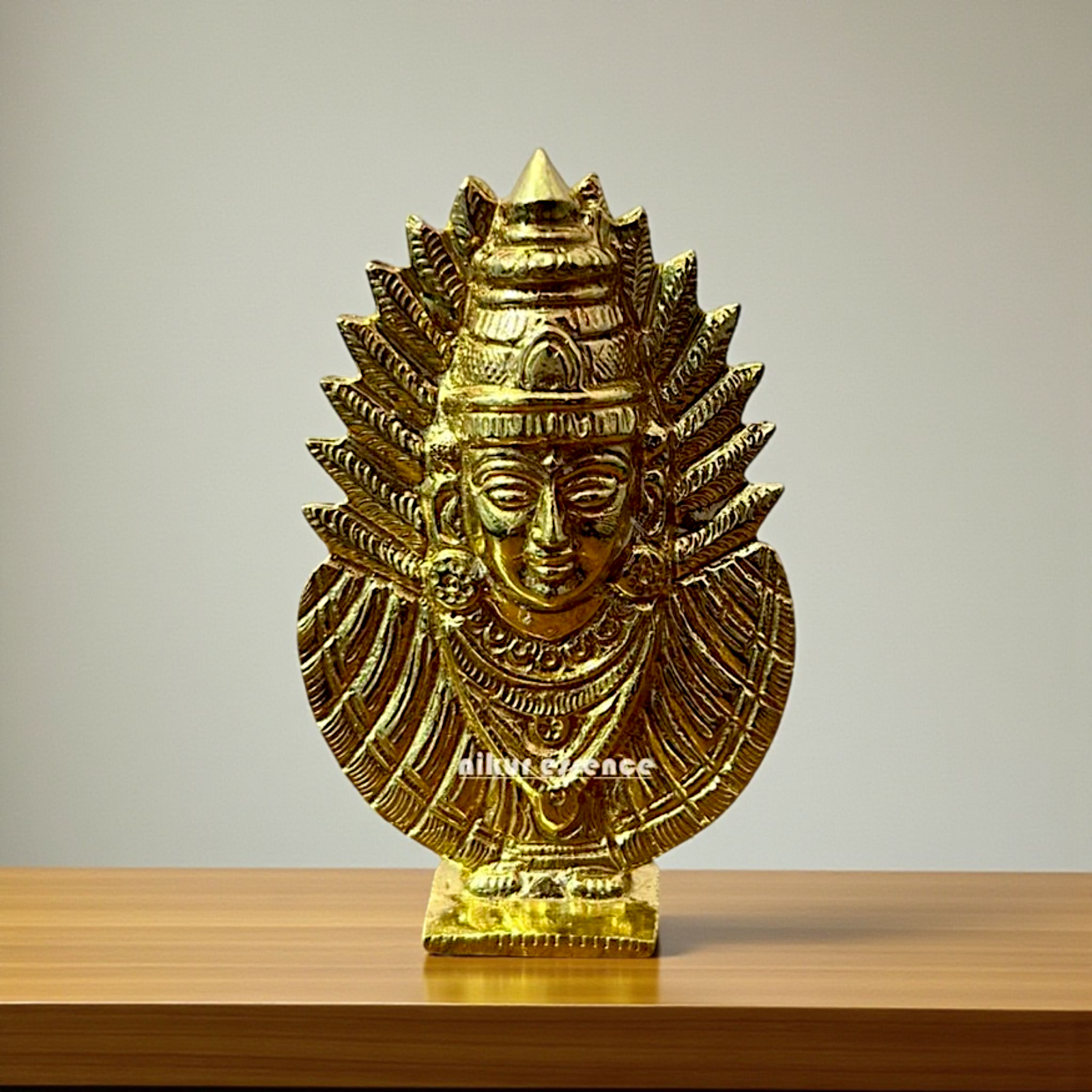 Nikur Essence Divine Goddess Renuka Yellamma Panchaloha Idol – Exquisite Handmade Panchaloha Devi Sculpture for Worship Nikuressence