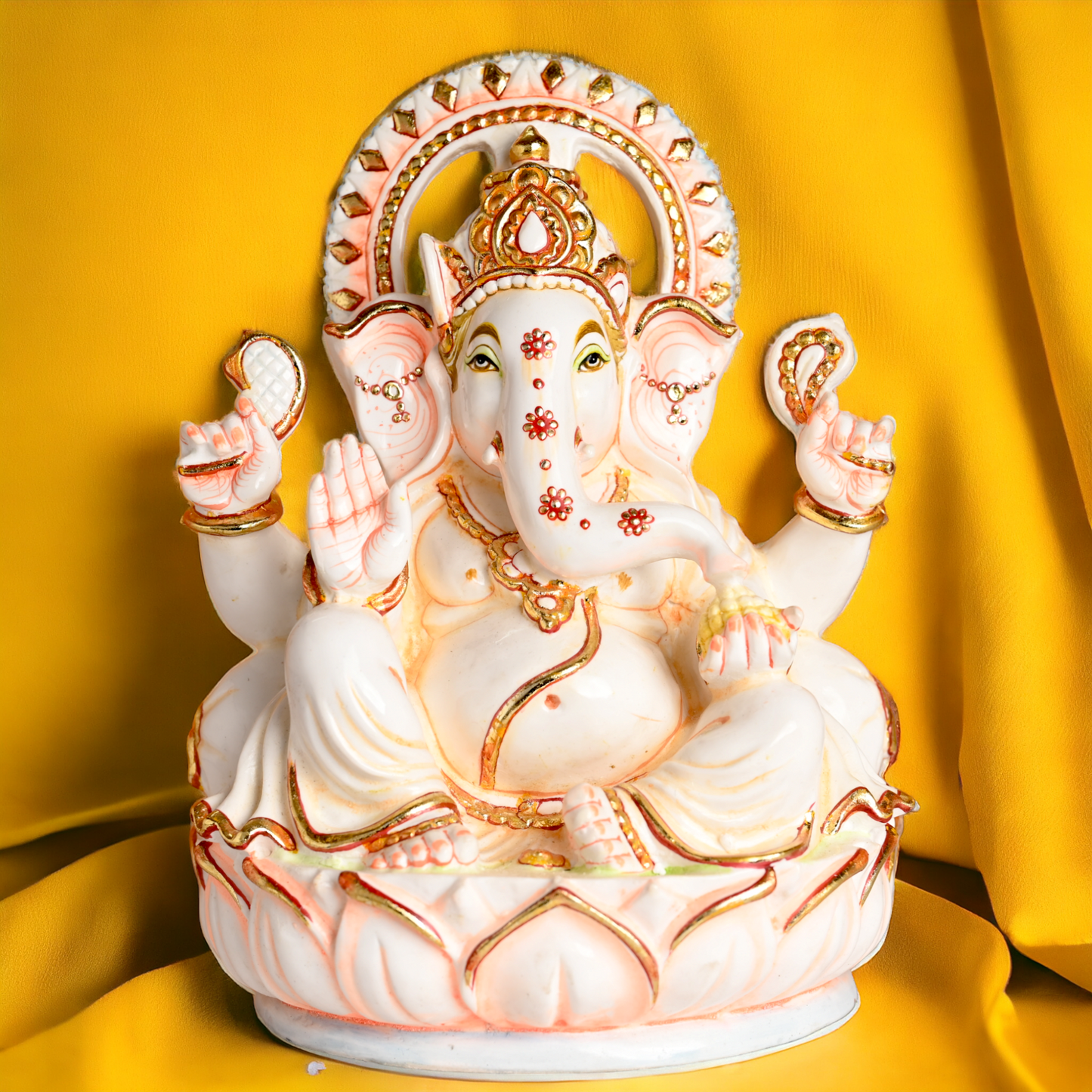 Buy Cultured Marble Ganesha Statue - Lord Ganesha Idol Nikuressence Buy Lord Ganesha Idol Exquisite Indian Artistry Marble Ganesha Sculpture for Meditation Ganesha Idol Handcrafted Lord Ganesha Idol in White Marble lord ganesha marble statue marble ganesh murti marble ganesh murti near me marble ganesh murti price Marble Ganesha Marble Ganesha Sculpture for Spiritual Growth marble ganesha statue Marble Ganesha Statue for Home Decor pure white marble ganesh statue Spiritual Growth Marble Ganesha