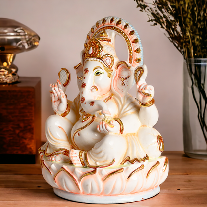 Buy Cultured Marble Ganesha Statue - Lord Ganesha Idol Nikuressence Buy Lord Ganesha Idol Exquisite Indian Artistry Marble Ganesha Sculpture for Meditation Ganesha Idol Handcrafted Lord Ganesha Idol in White Marble lord ganesha marble statue marble ganesh murti marble ganesh murti near me marble ganesh murti price Marble Ganesha Marble Ganesha Sculpture for Spiritual Growth marble ganesha statue Marble Ganesha Statue for Home Decor pure white marble ganesh statue Spiritual Growth Marble Ganesha