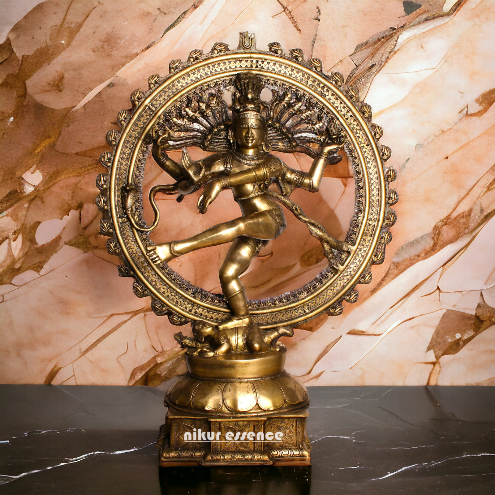 Big Shiva Nataraja Dance Brass idol - 54 Inches