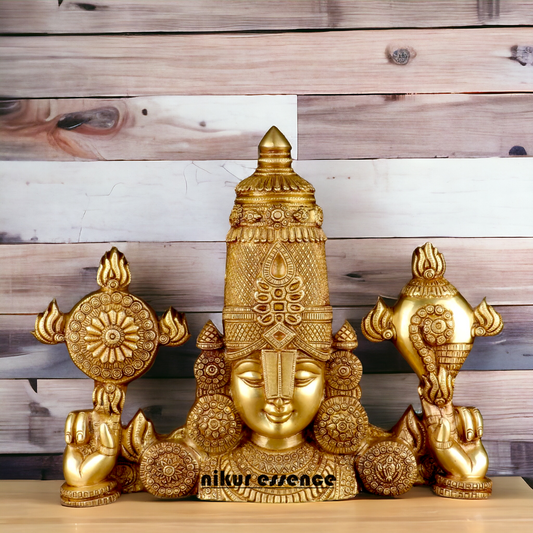 Lord Tirupati Balaji Brass statue - 18 inches