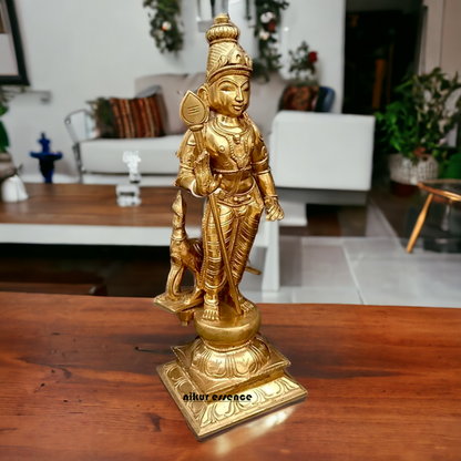 Panchaloha Murugan Idol - 12 inches