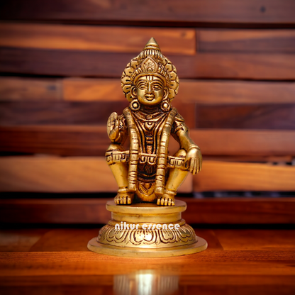 Shop Ayyappa Swamy Murugan brass idol - 7 Inches