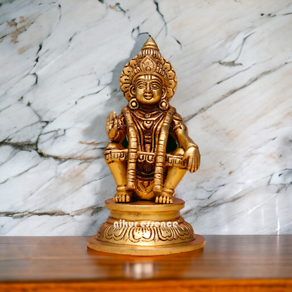 Shop Ayyappa Swamy Murugan brass idol - 7 Inches