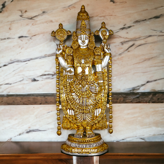 Large Tirupati Balaji Brass statue - 47 inches