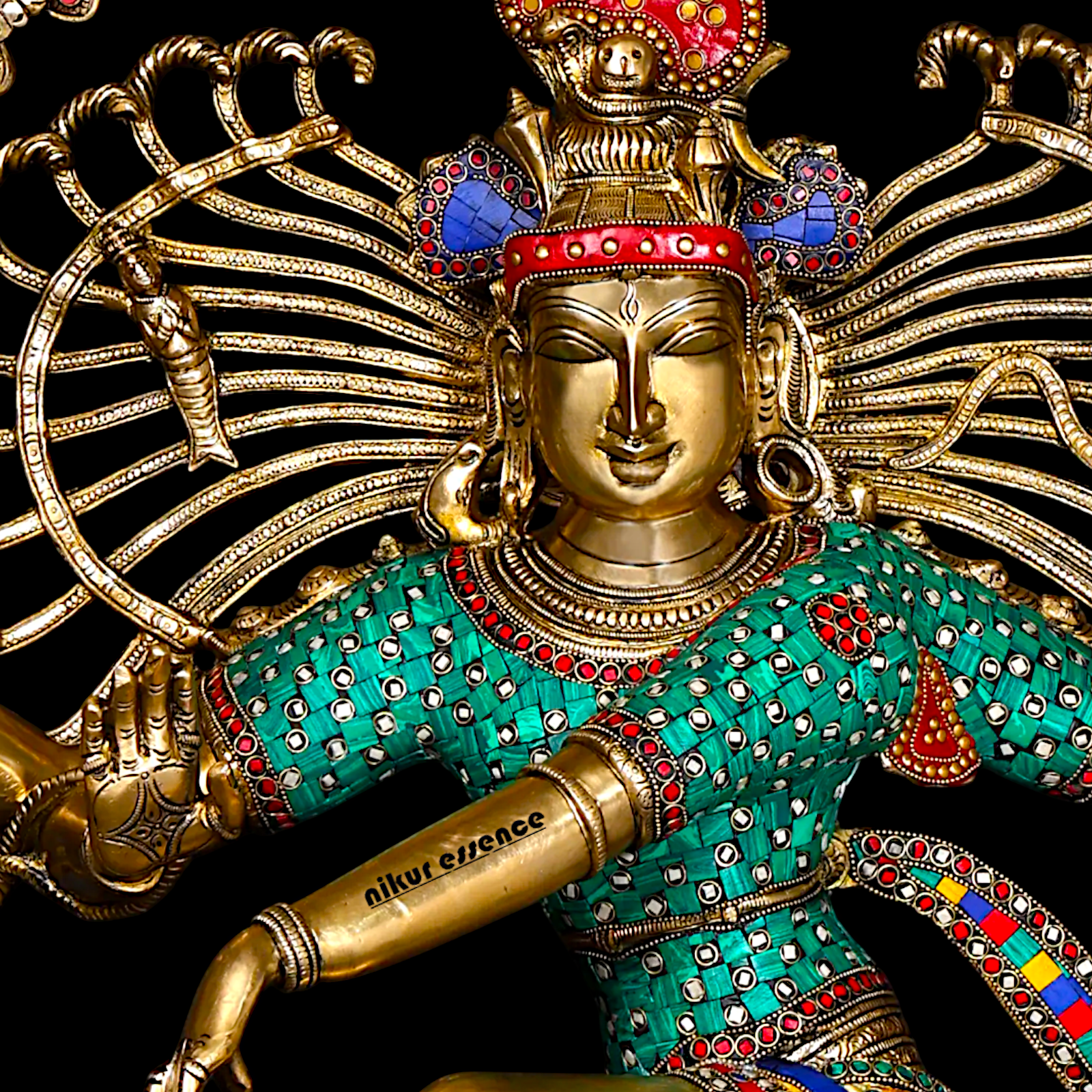 Big Nataraja Shiva dance Pital Brass Murti - 48 Inches