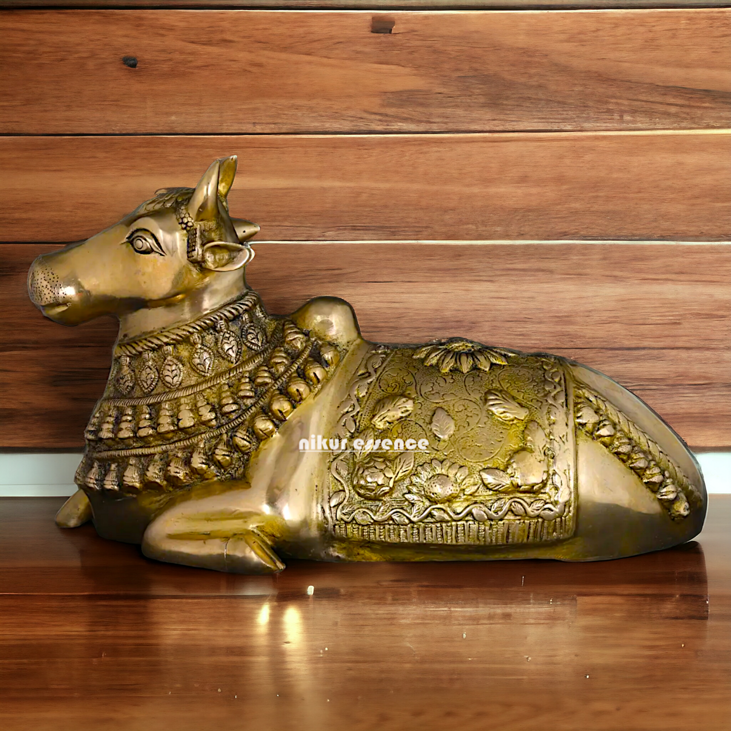 Pure Brass Nandi God statue - 20 Inches