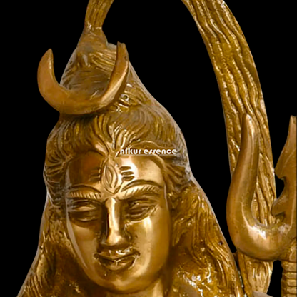 Shiva Bhagwan Standing with Blessing Pure Brass idol - 22 inches