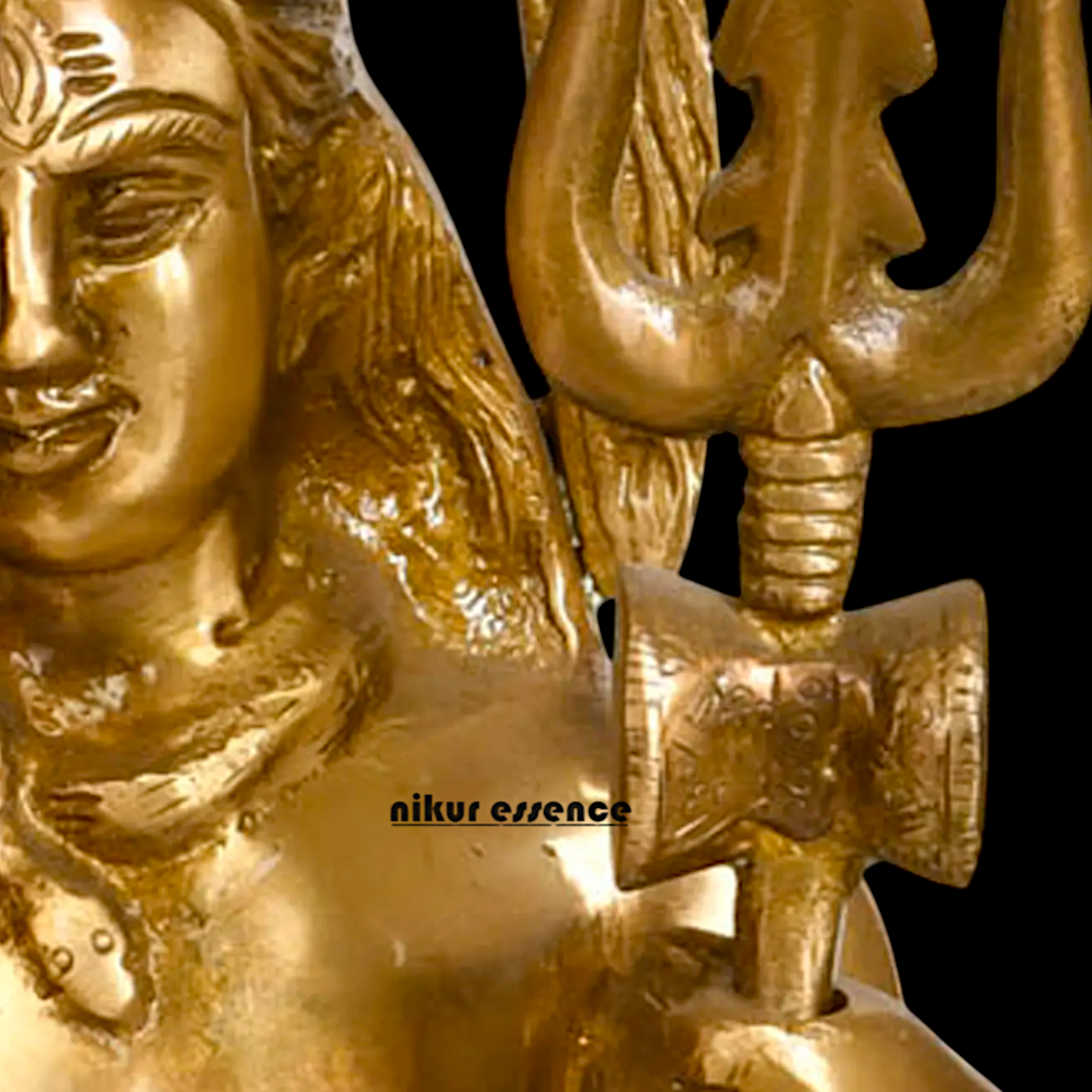 Shiva Bhagwan Standing with Blessing Pure Brass idol - 22 inches