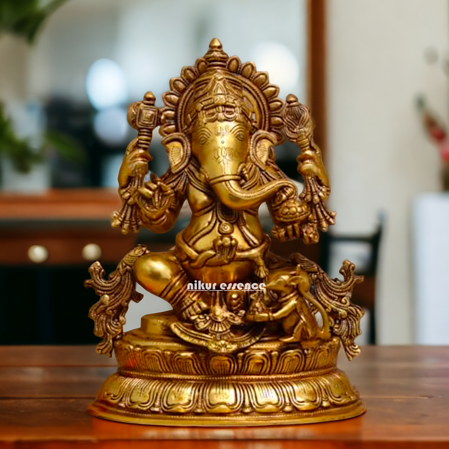 Ganesha Vinayaka pital brass idol - 16 inch