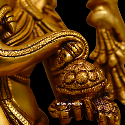 Ganesha Vinayaka pital brass idol - 16 inch