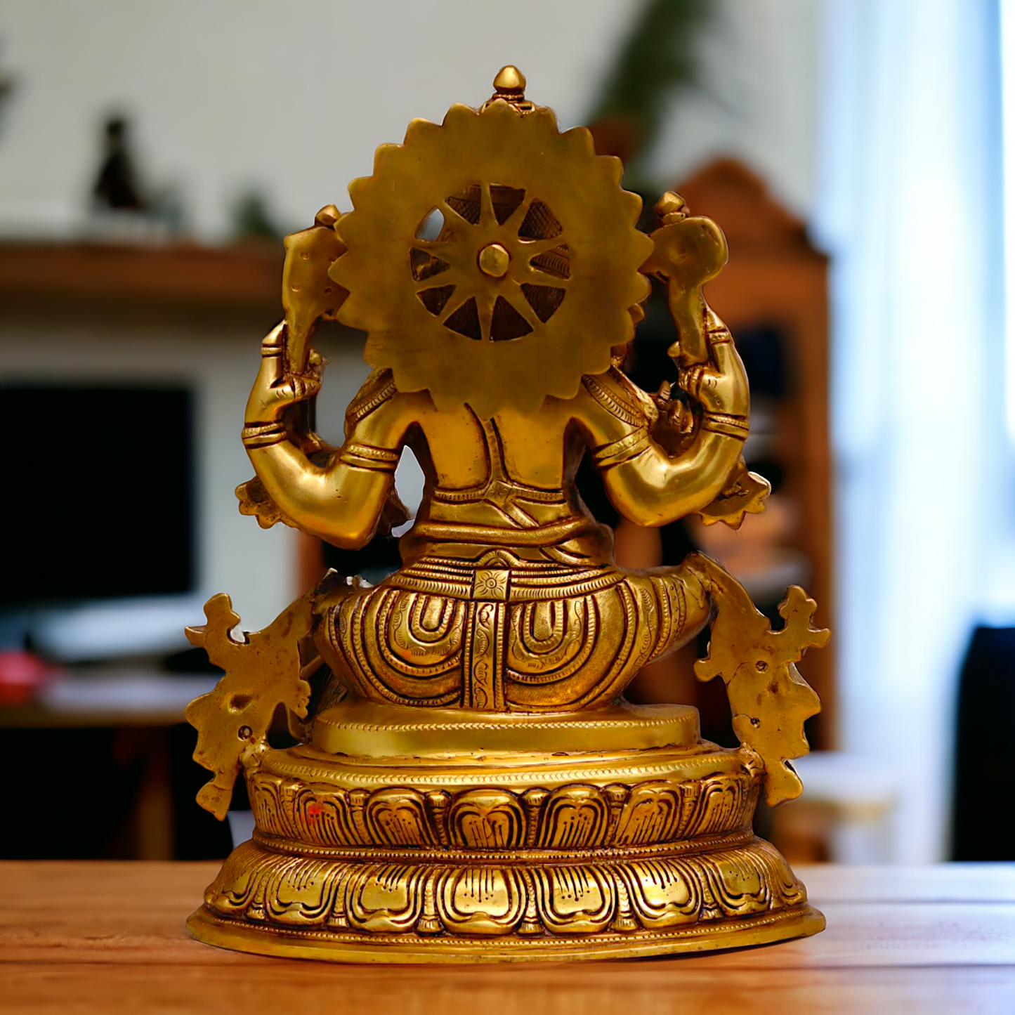 Ganesha Vinayaka pital brass idol - 16 inch