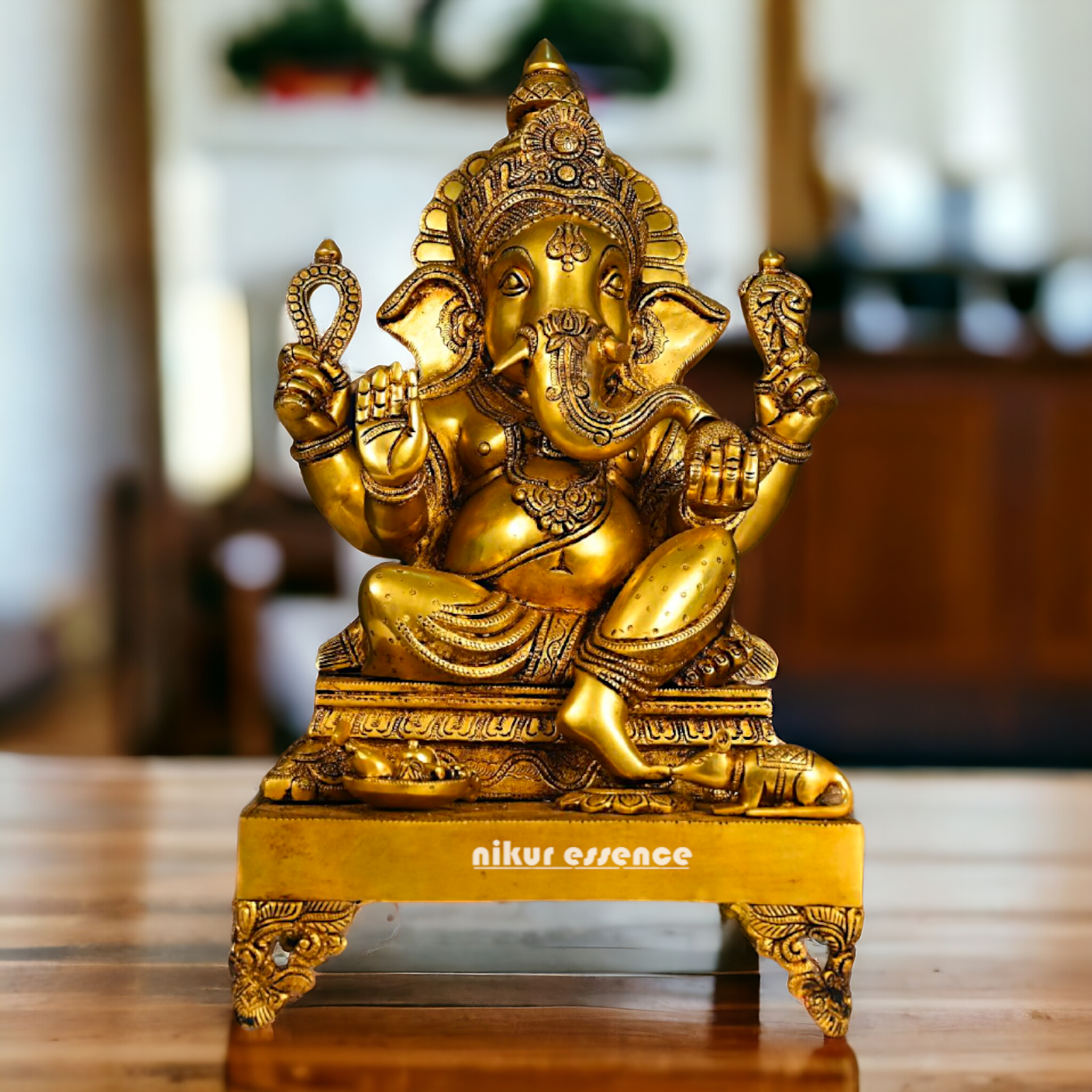 Big Ganpati Ganesha Pital Murti - 20 inches