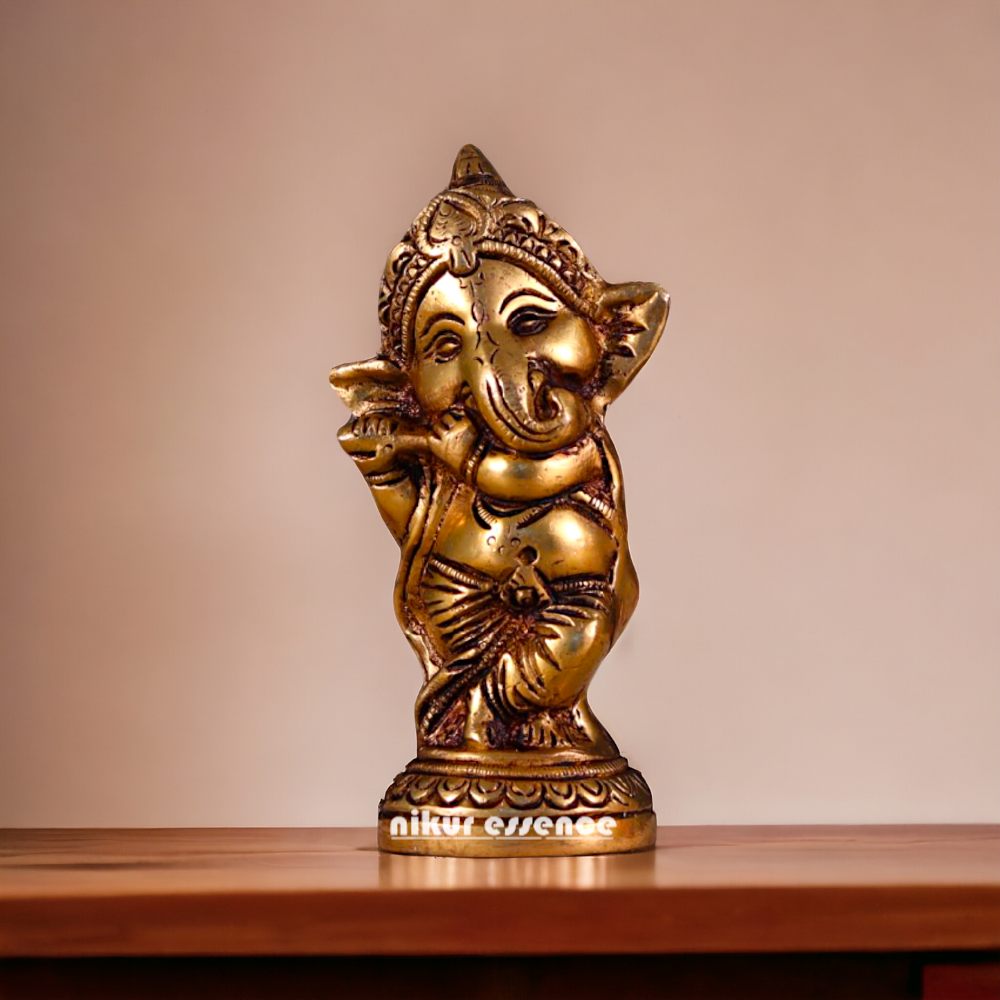 Pital Baby Ganesha Brass idol - 5.5 inches