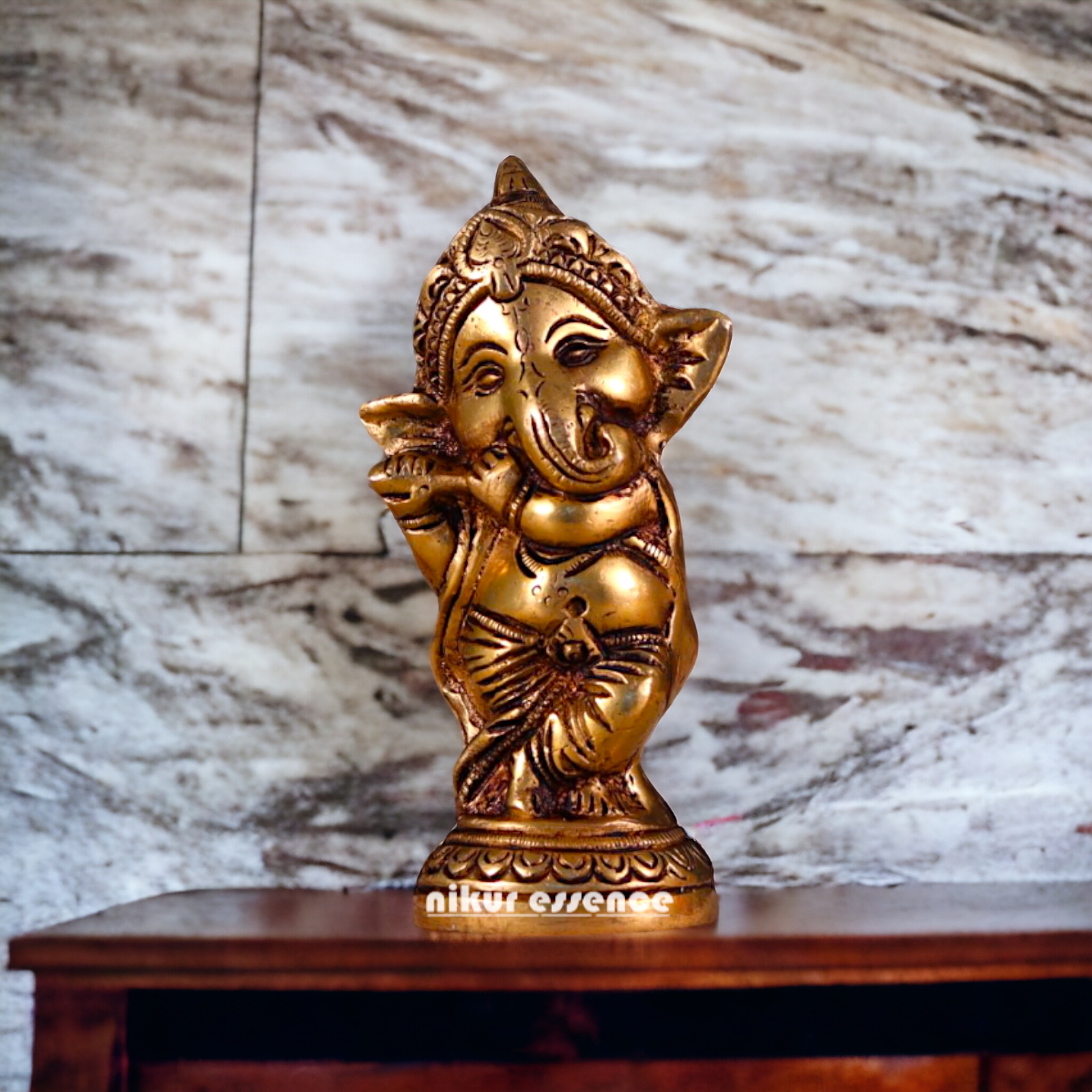 Pital Baby Ganesha Brass idol - 5.5 inches