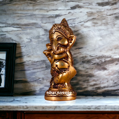 Pital Baby Ganesha Brass idol - 5.5 inches