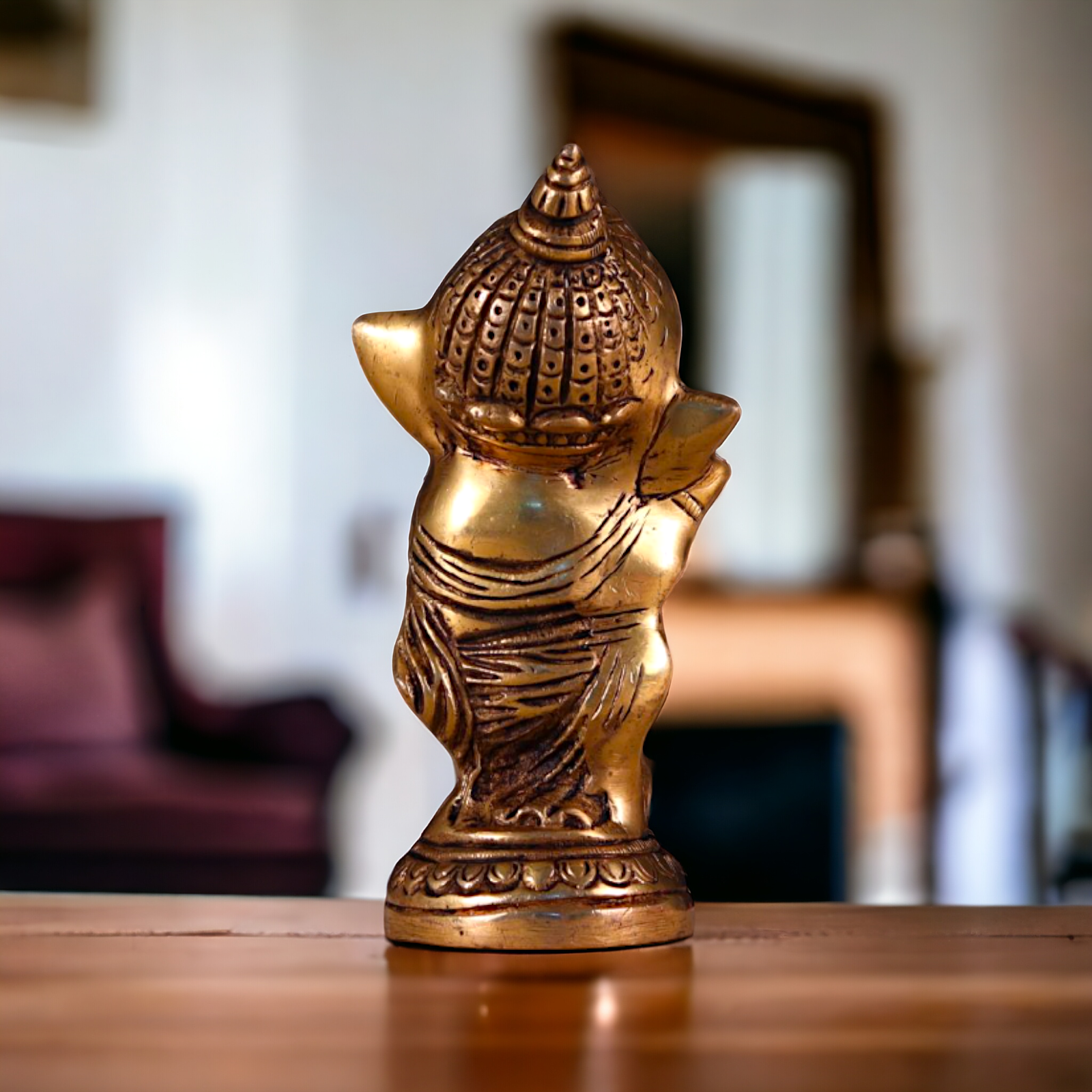 Pital Baby Ganesha Brass idol - 5.5 inches