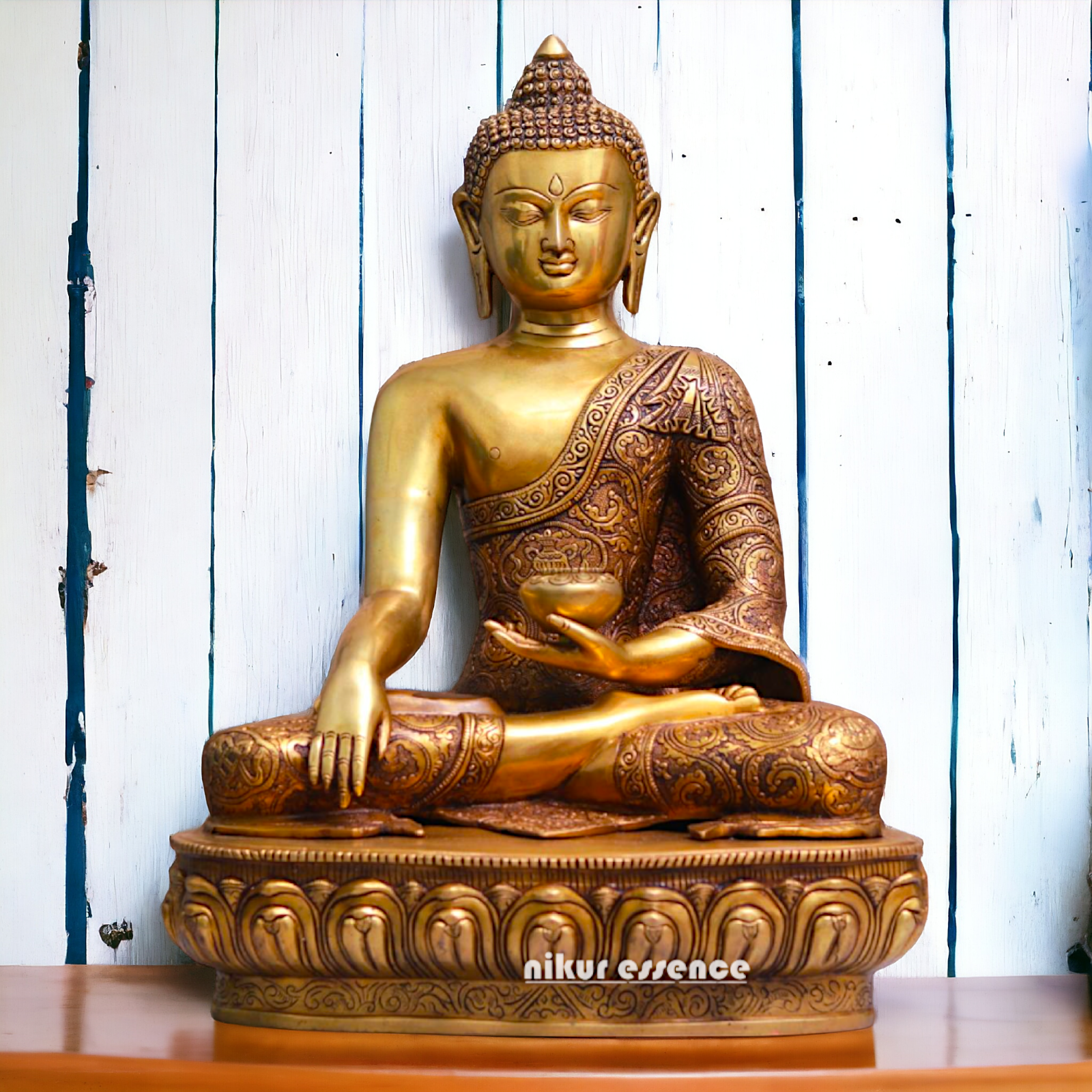 Pital Buddha Sitting Meditation Brass statue - 23 inches