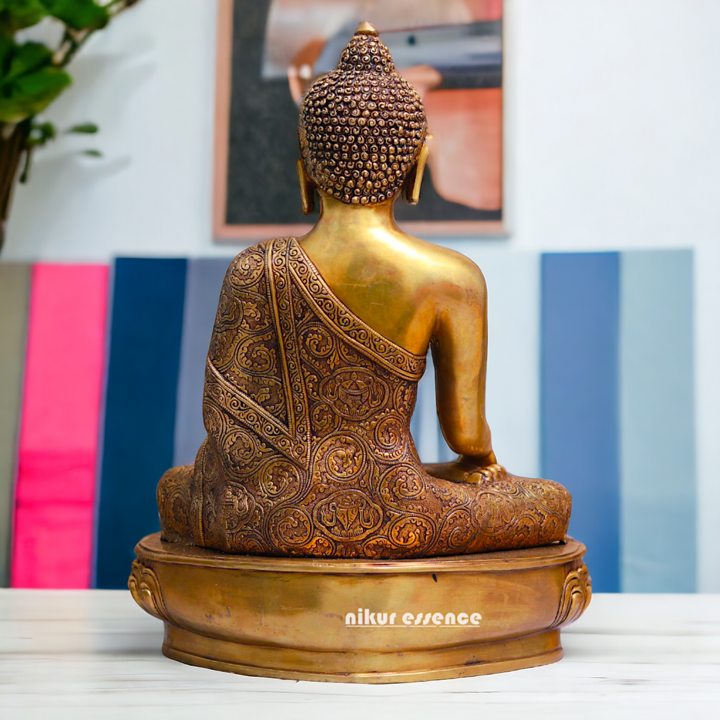 Pital Buddha Sitting Meditation Brass statue - 23 inches