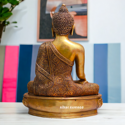 Pital Buddha Sitting Meditation Brass statue - 23 inches