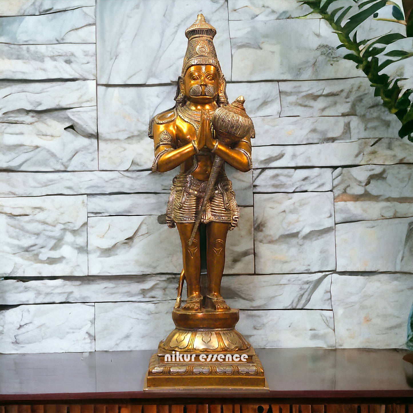 Brass Hanuman ji Standing statue - 24 inches