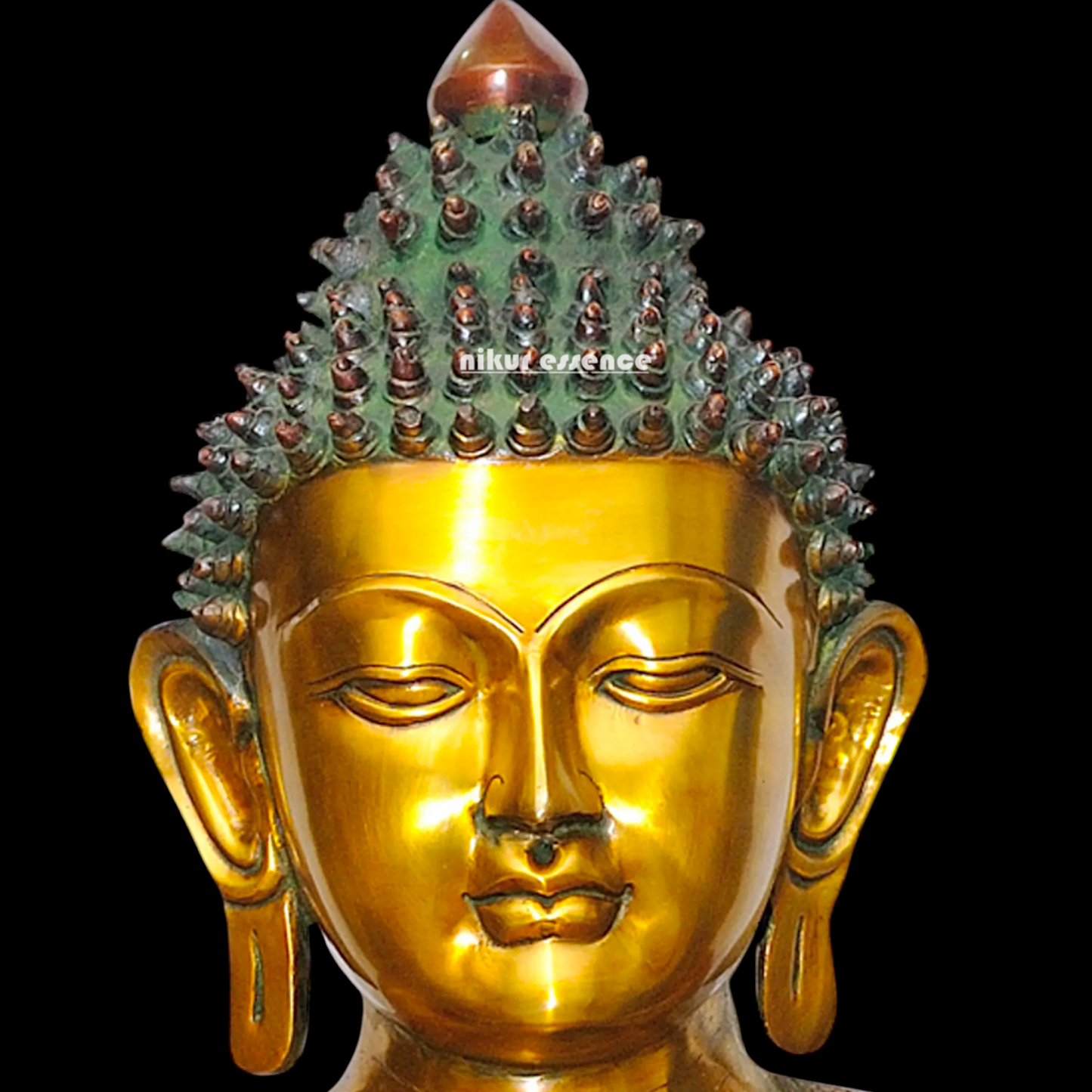 Brass Buddha Sitting with meditation idol - 4 Feet