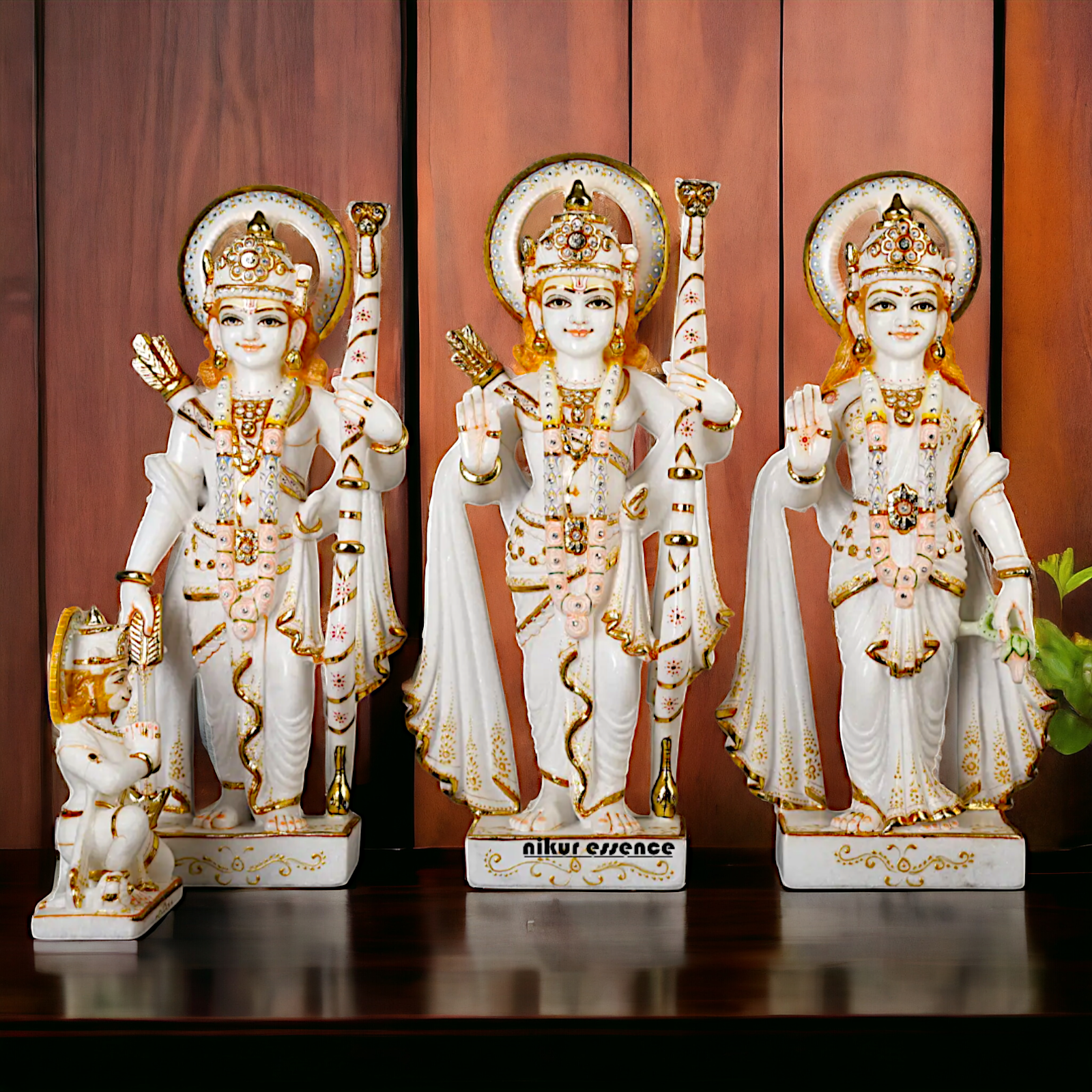 Shree Ram Parivar Marble idol - 21 Inches