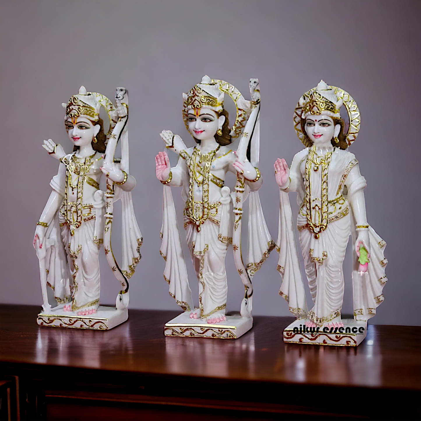 Ram Darbar Parivar Marble idol - 18 inches