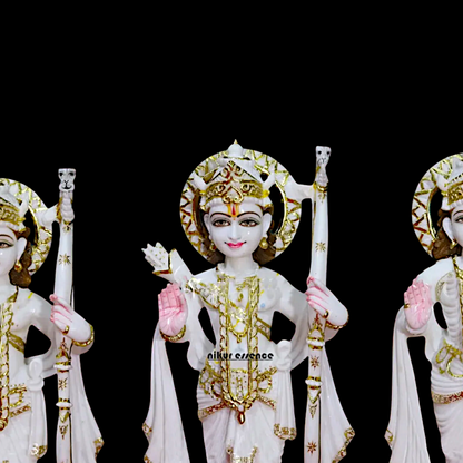 Ram Darbar Parivar Marble idol - 18 inches