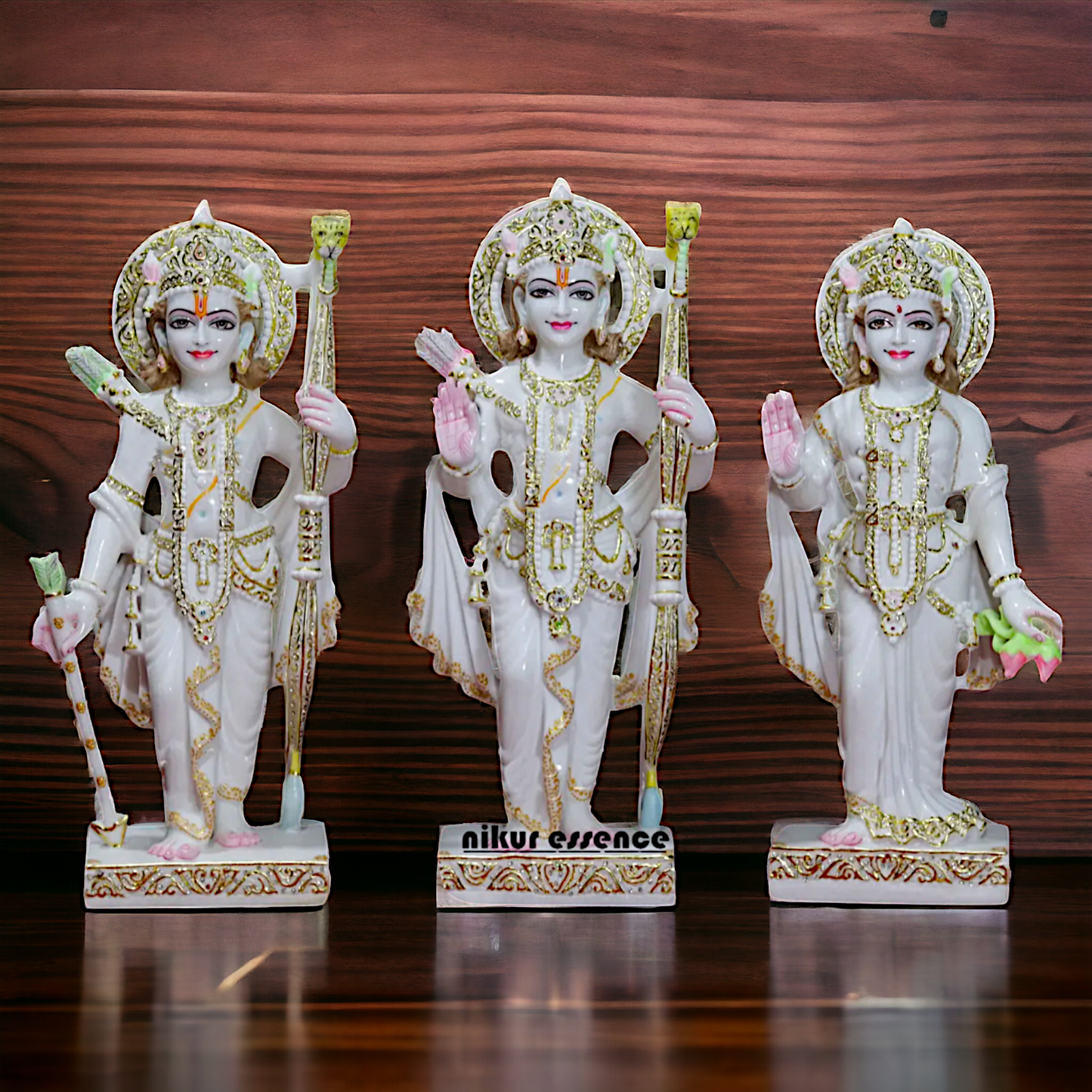 Large Ram Parivar Pure Marble idol - 32 inches