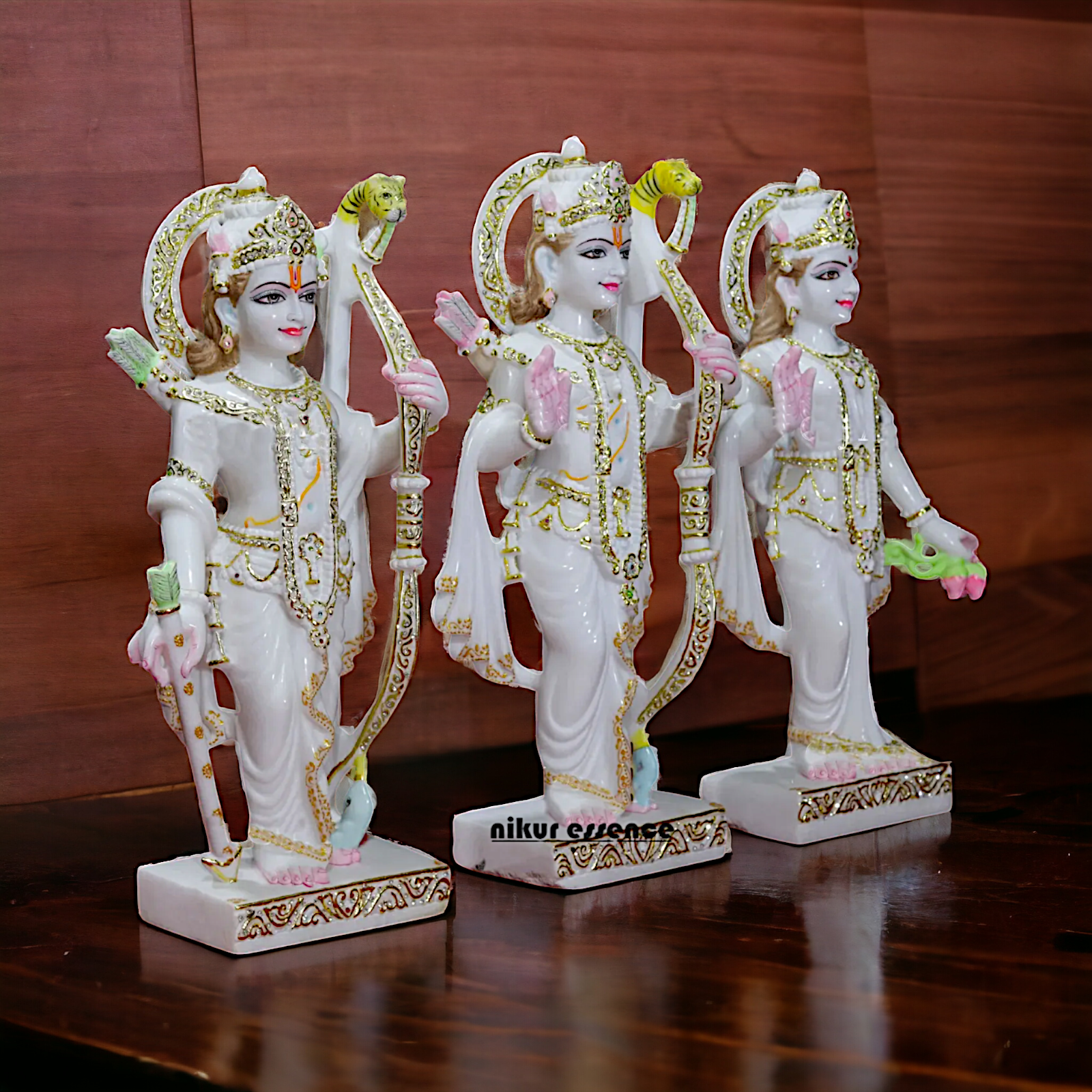 Large Ram Parivar Pure Marble idol - 32 inches