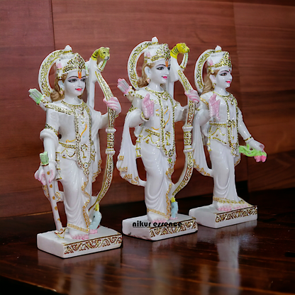 Large Ram Parivar Pure Marble idol - 32 inches