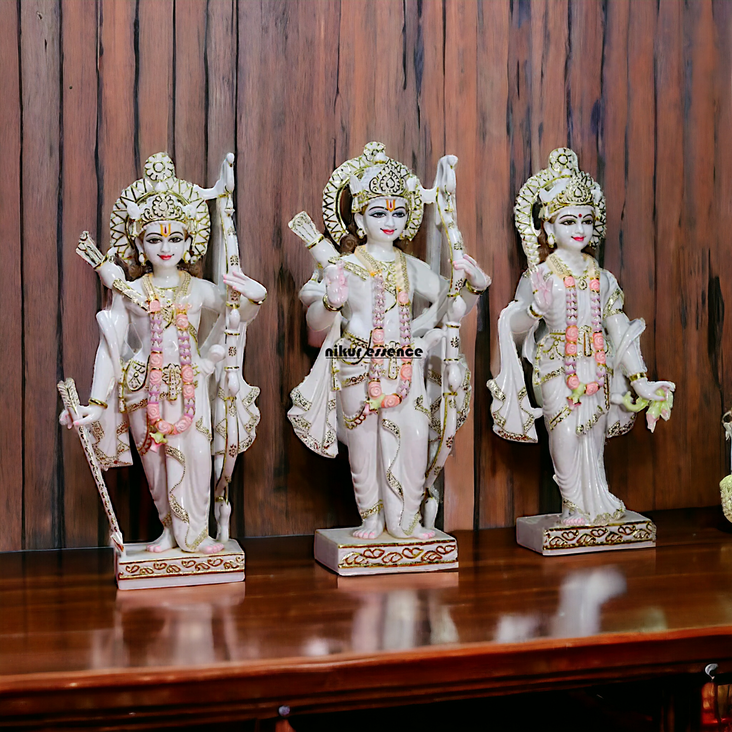 Big Ram Darbar Marble Idol - 36 inches