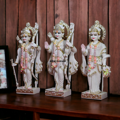 Big Ram Darbar Marble Idol - 36 inches