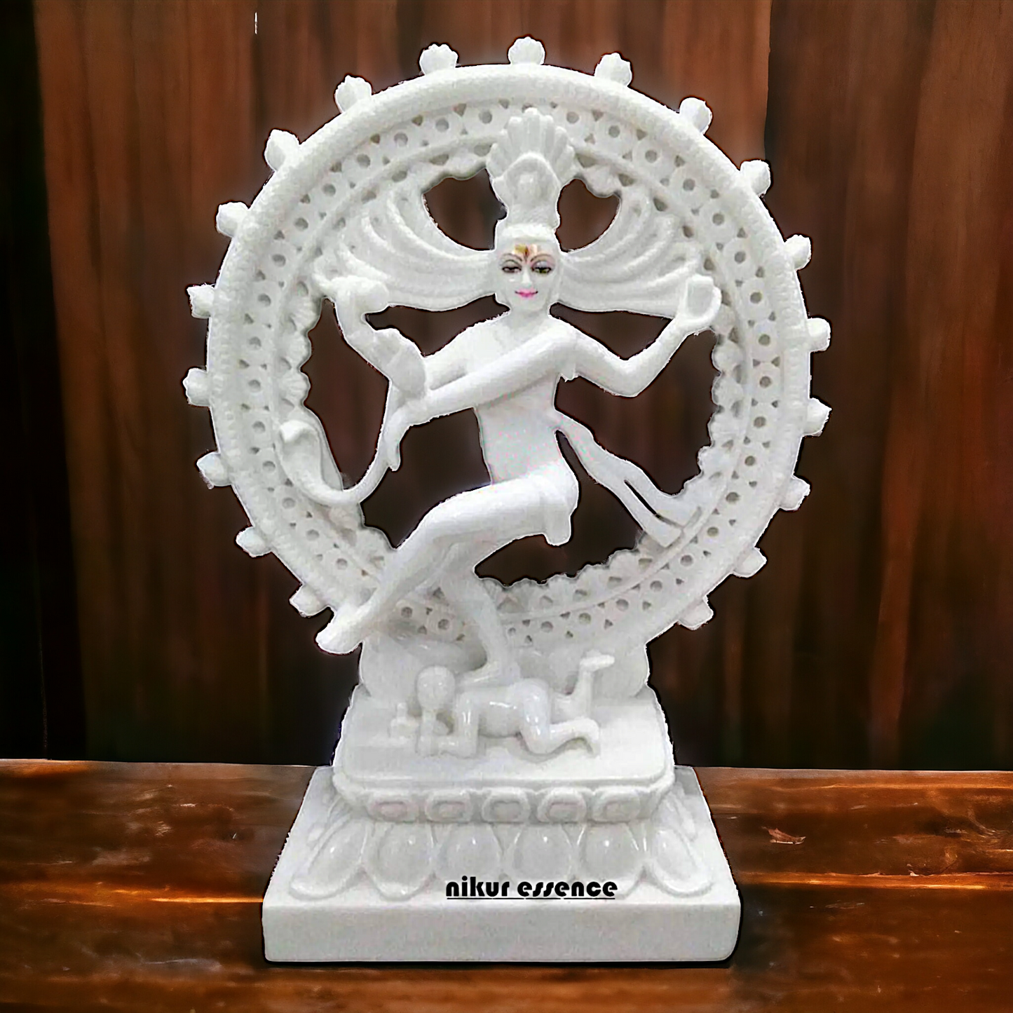 Nataraja Shiva Dancing Pure marble statue - 30 inches