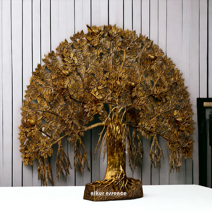 Brass Tree with birds statue - 46 Inches