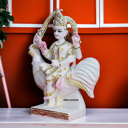 Bahu Charani marble idol - 18 inches