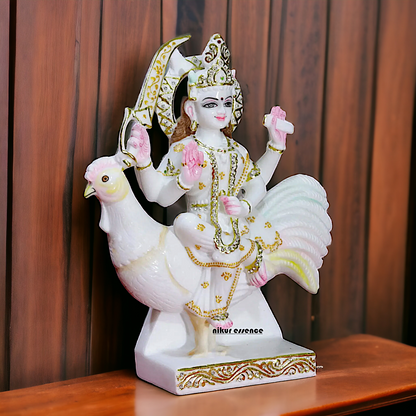 Bahu Charani marble idol - 18 inches