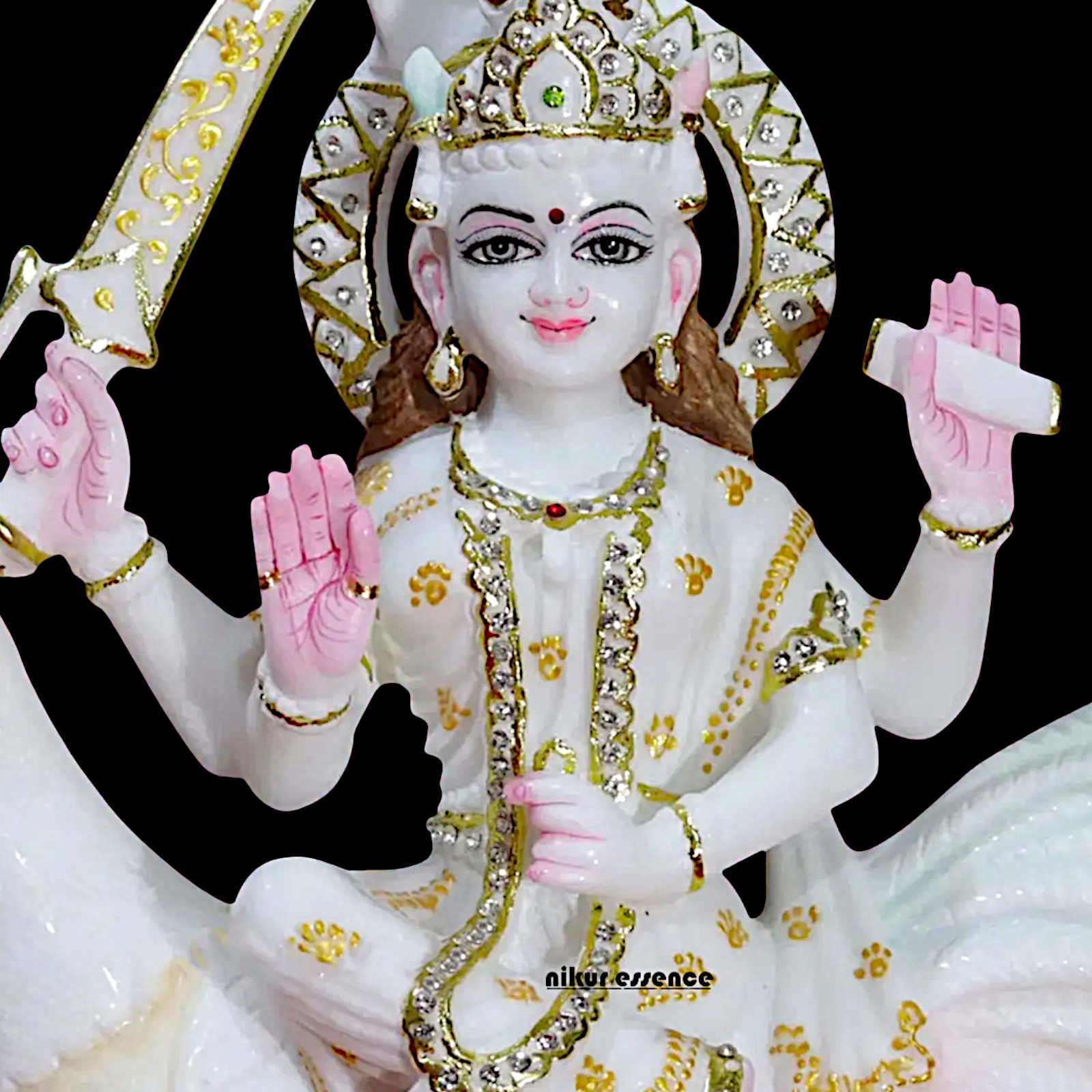 Bahu Charani marble idol - 18 inches