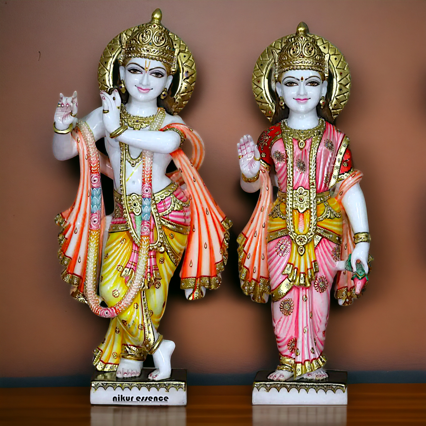 Radha Krishna Standing Marble statue - 30 inches