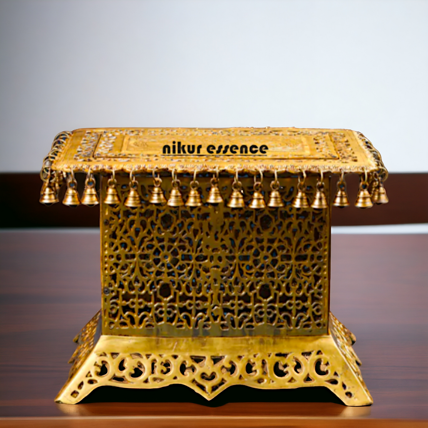 Brass chawki chowki stand with Bells Ghungroo - 20 Inches