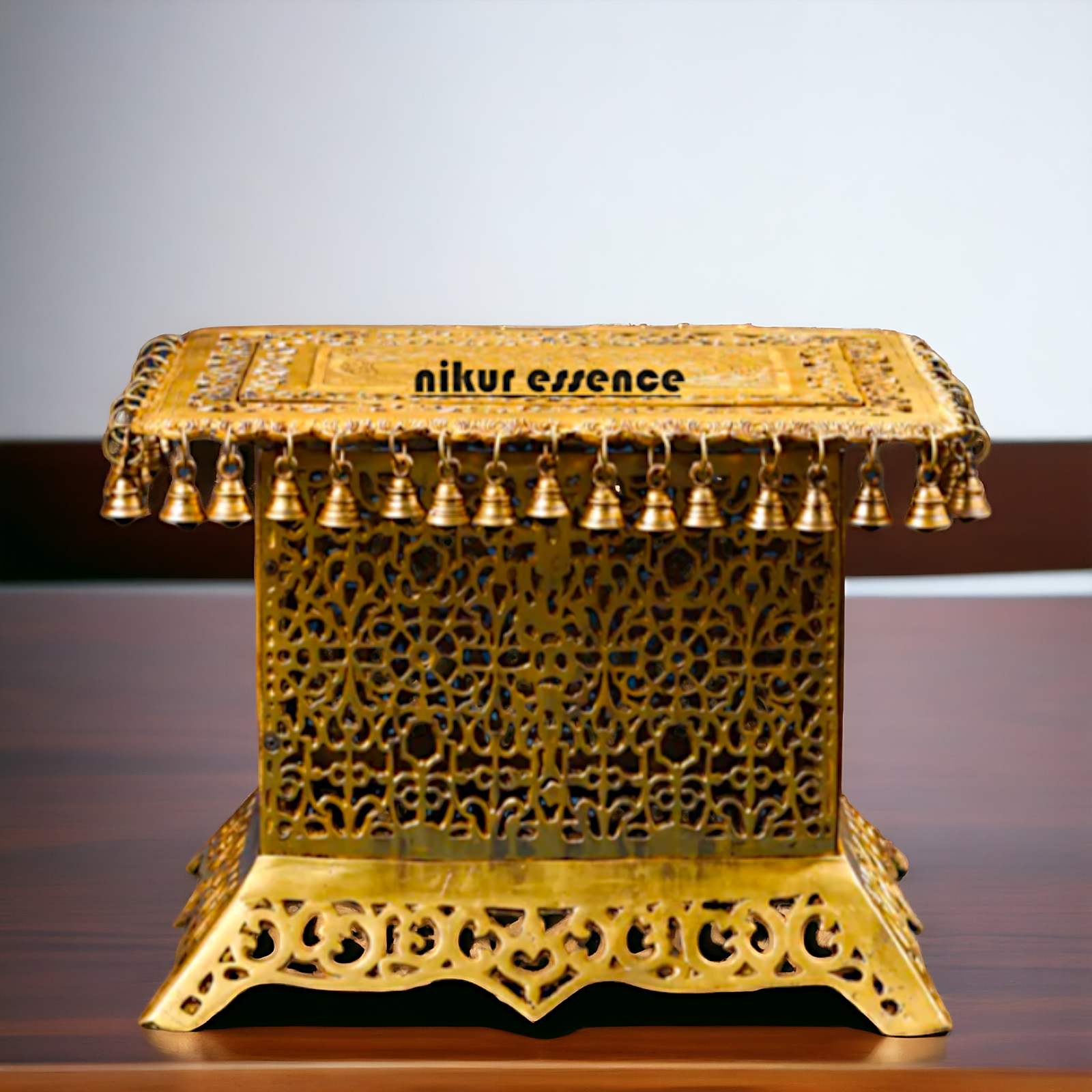 Brass chawki chowki stand with Bells Ghungroo - 20 Inches