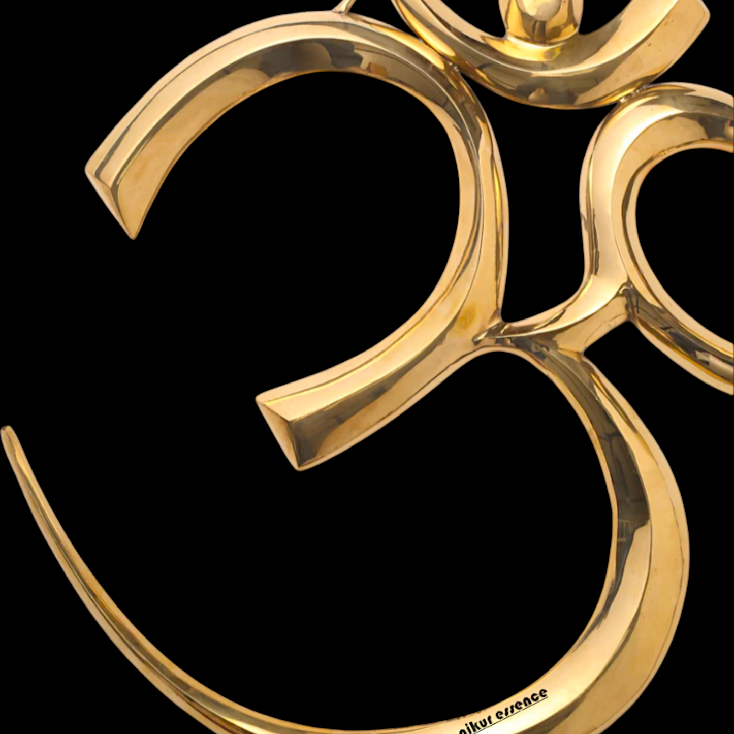 Solid Brass Om Symbol wall hanging Plate - 19 Inches