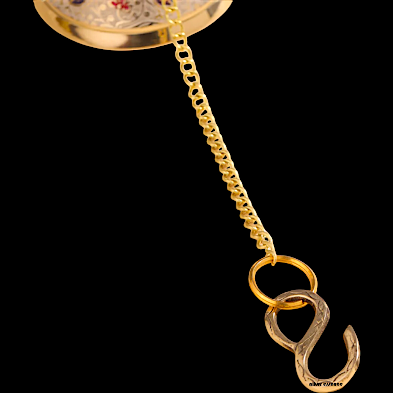 Brass Pooja Bell decorative wall Hanging - 17 Inches