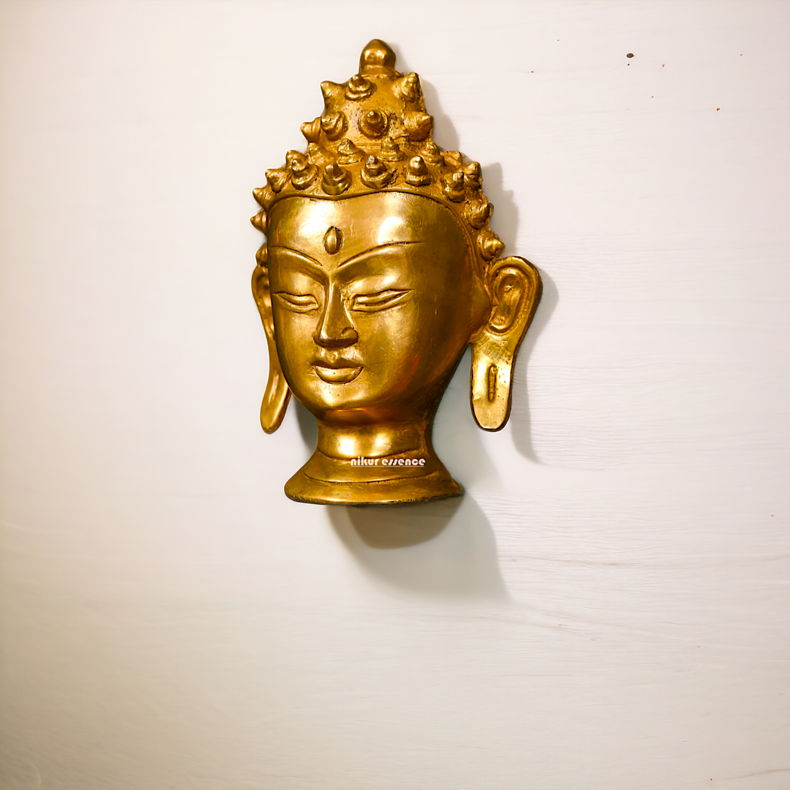 Pure Brass Buddha Hanging plate - 6 Inches